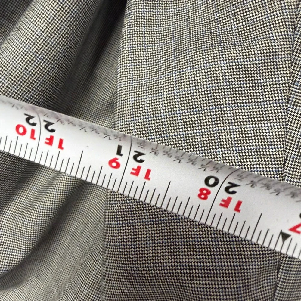Ermenegildo Zegna Su Misura 15 Milmil‎ 15 Grey Wool 3-Button Suit Italy 56L